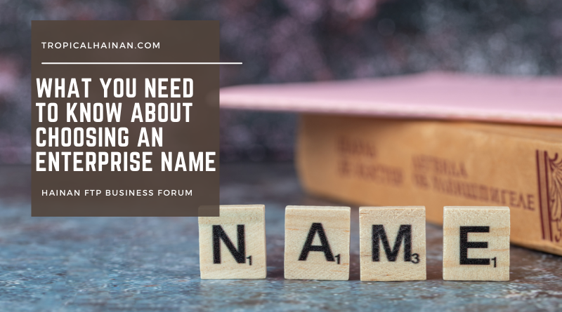 What you need to know about choosing an enterprise name in The Hainan FTP.png