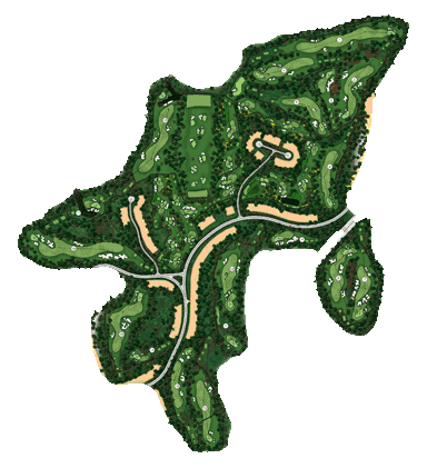 Haikou course the preserve course golf map