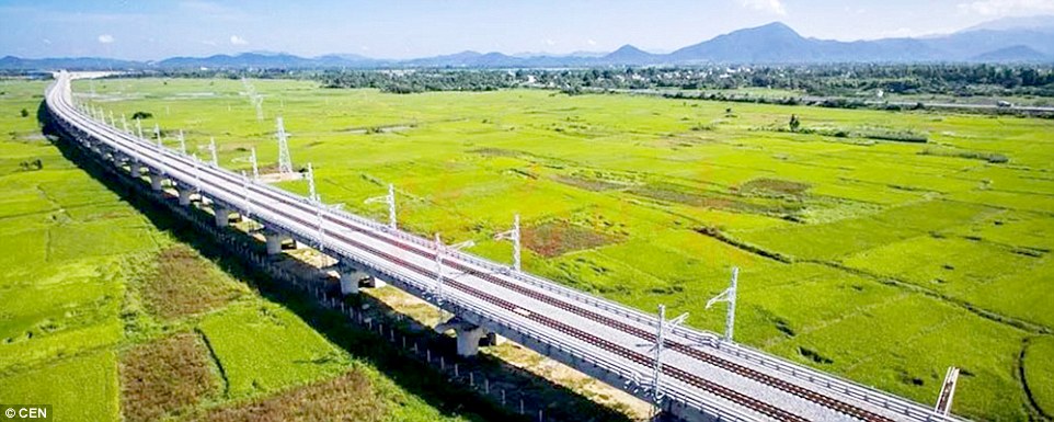 Hainan's high speed train