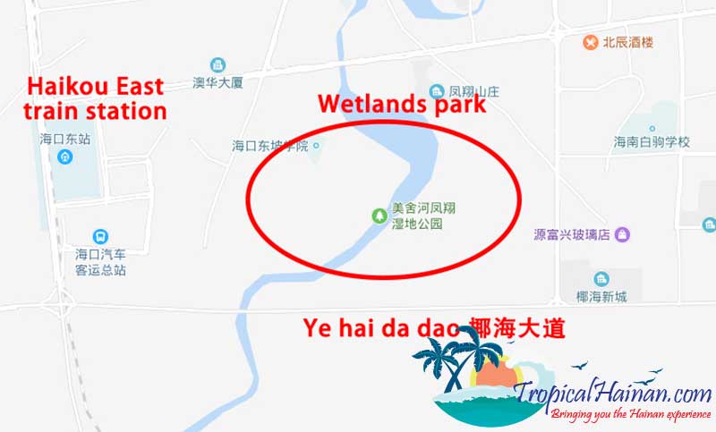 Discover-the-Meishe-Wetlands-Park-Haikou-location