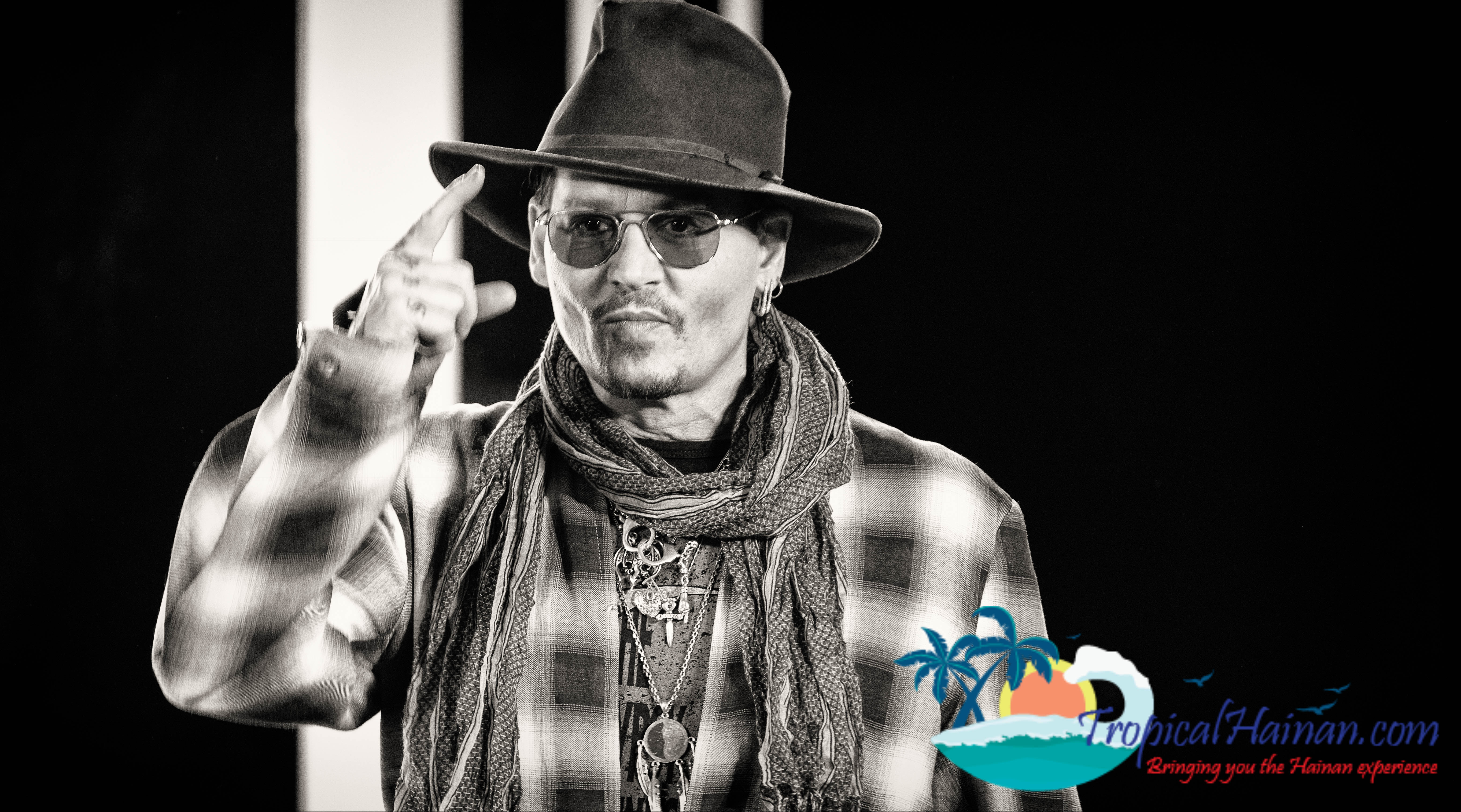 Johnny Depp Big names attend the Hainan International Film Festival