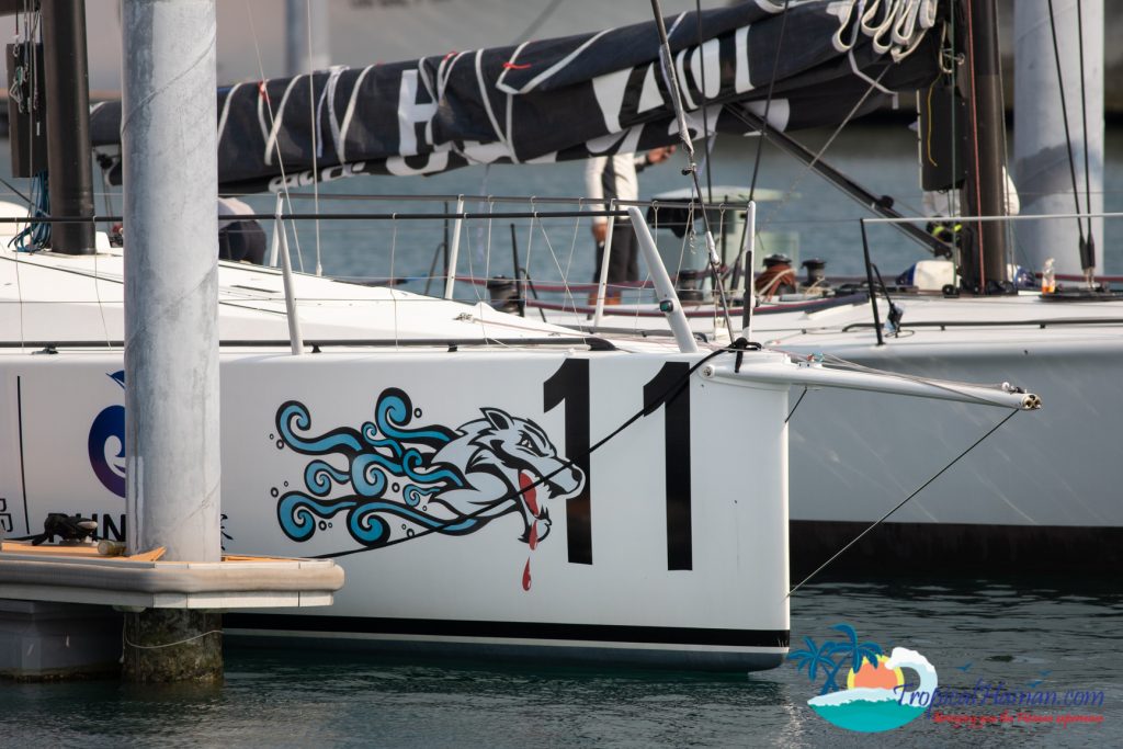 A tough break for the Seamo at the 2019 Round Hainan Regatta