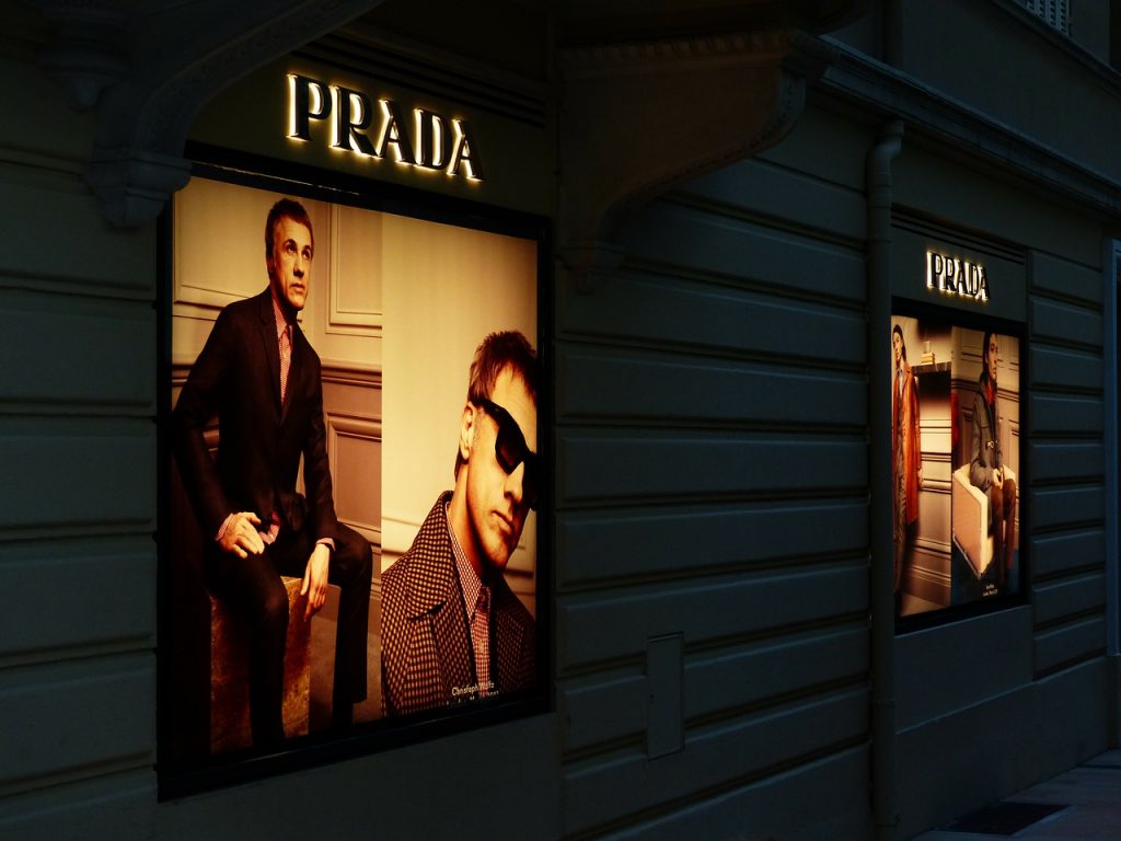 Prada shops in Hong Kong