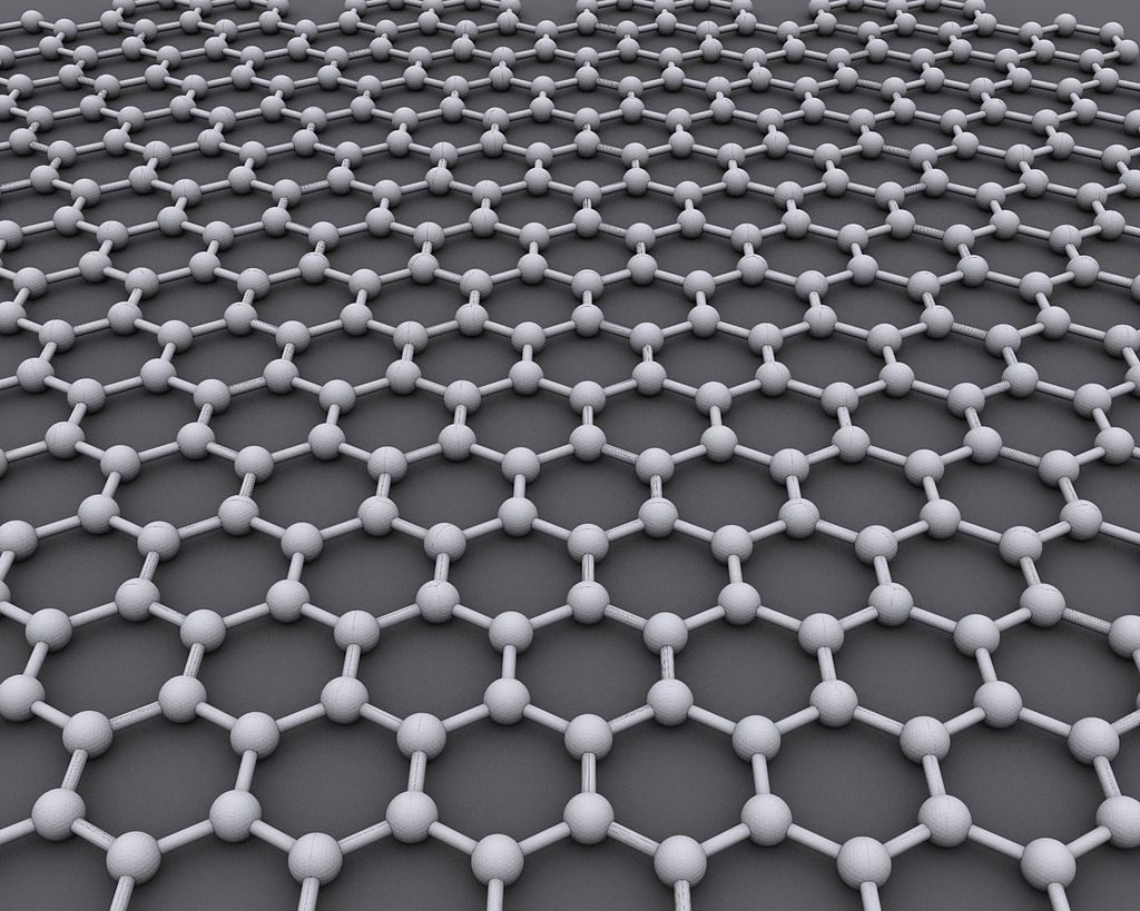 Graphene is a single sheet of carbon atoms, one atom thick