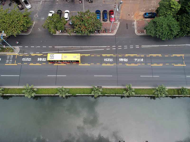 Haikou bus lanes and how to use them