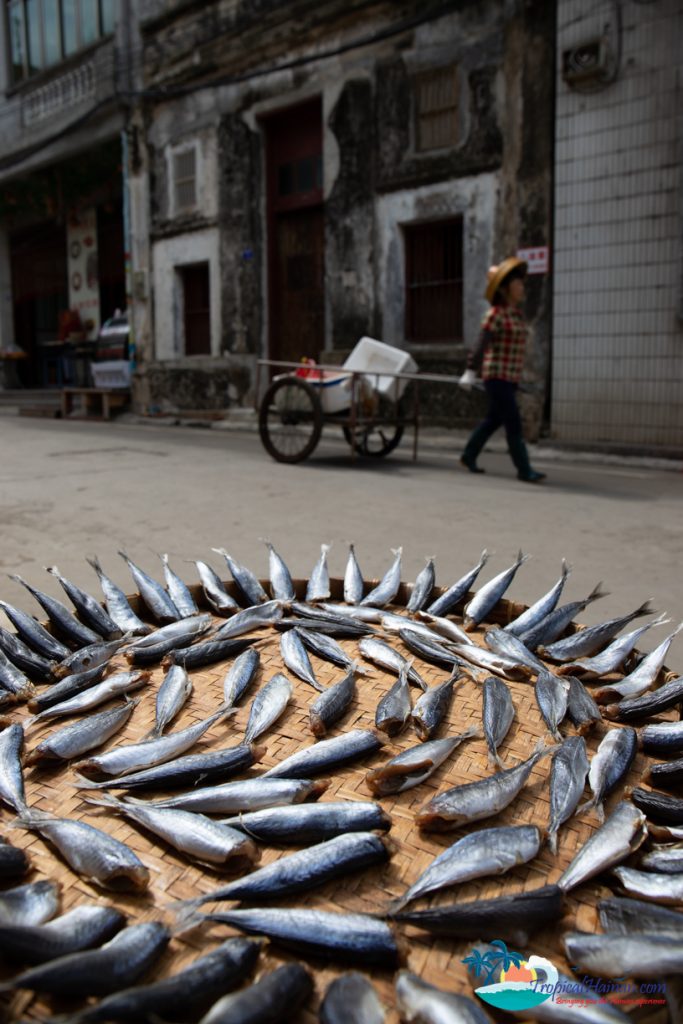 dried fish in old town 