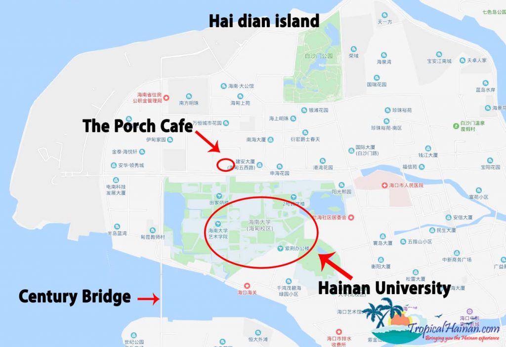 Porch cafe location 