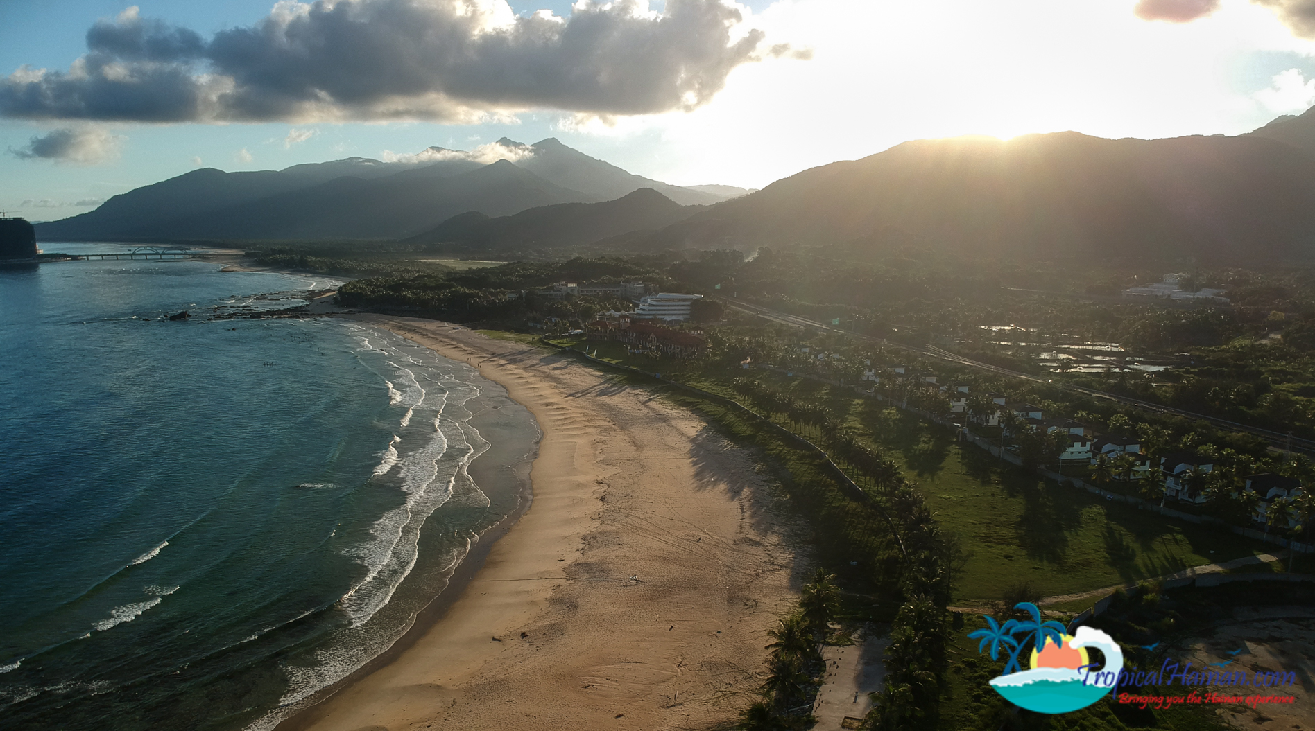 Drone photo of ri yue wan Wanning