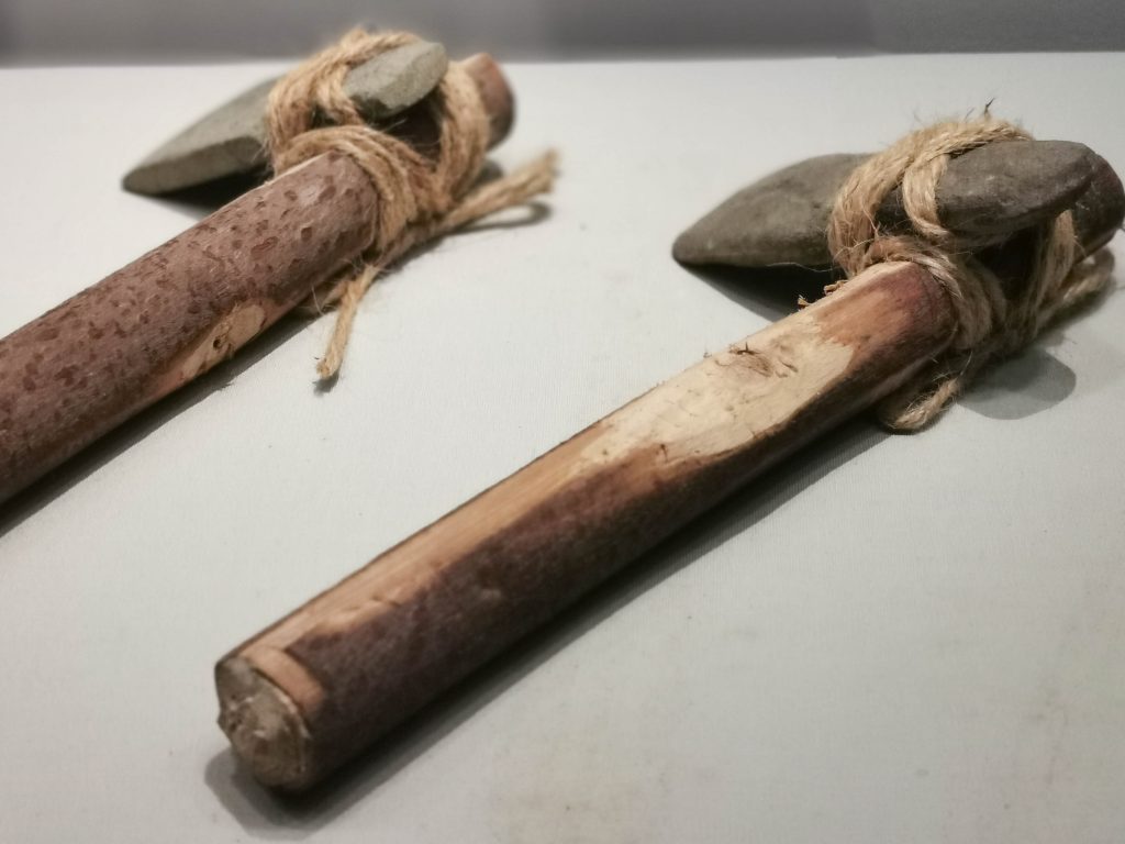 Neolithic era, double shoulder stone axe