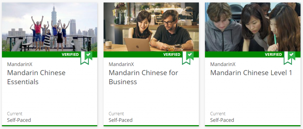 Edx mandarin Chinese courses