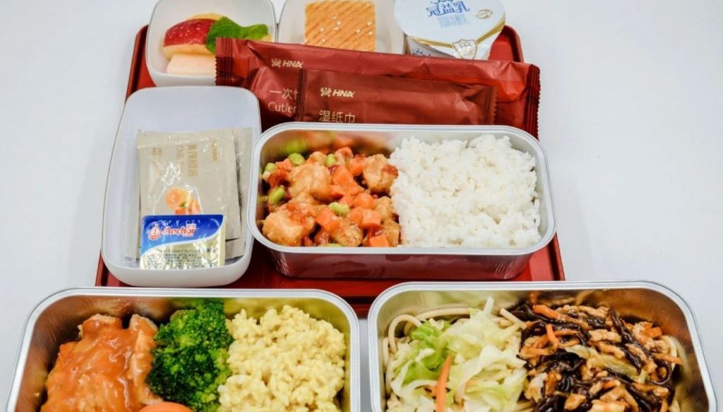 Chinese airlines beef up meals post-pandemic