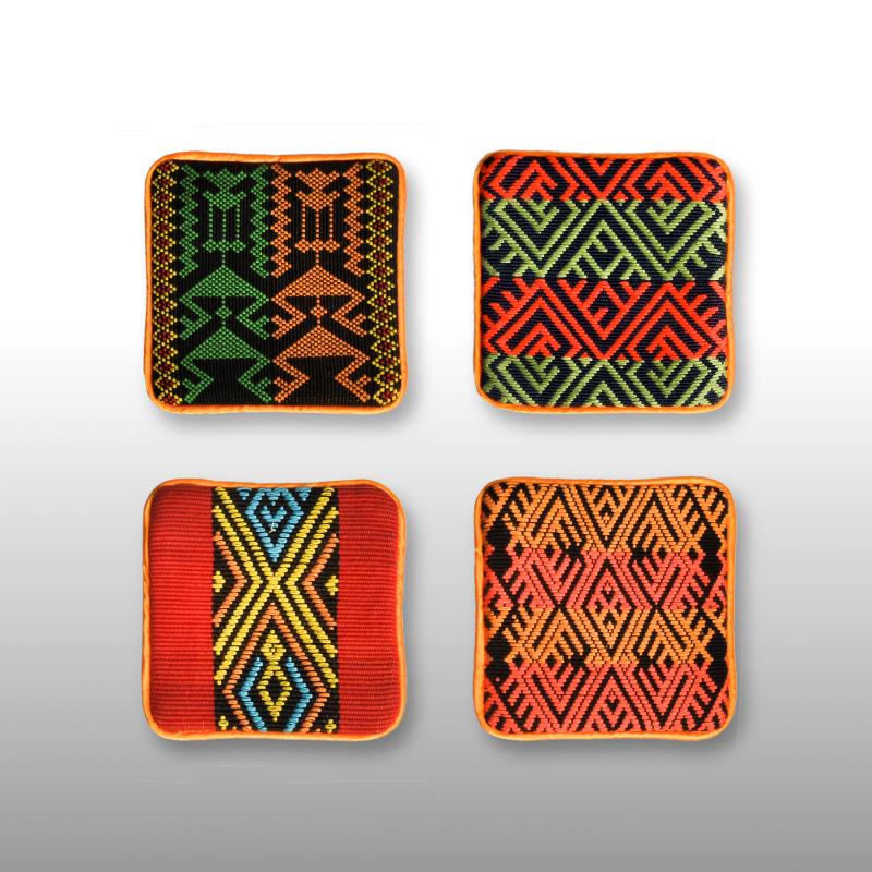 Li Brocade tea coasters