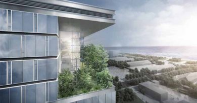 Haikou Jiangdong New Area Ecological Headquarters Zone First landmark building started construction in Jiangdong new area Haikou Hainan free trade port China 6