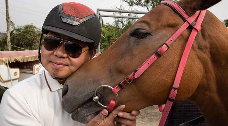 Horse riding in Hainan at the Haikou horse ranch
