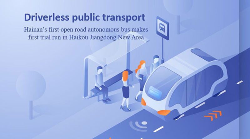 Haikou-Jiangdong-New-Area-Driverless-public-transport