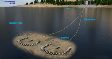 Subsea cooling data servers to support evergrowing demand for data flow in Hainan Highlander subsea data cooling project
