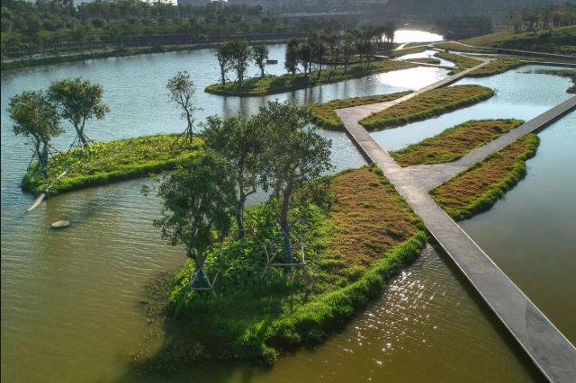 Meishe river Haikou