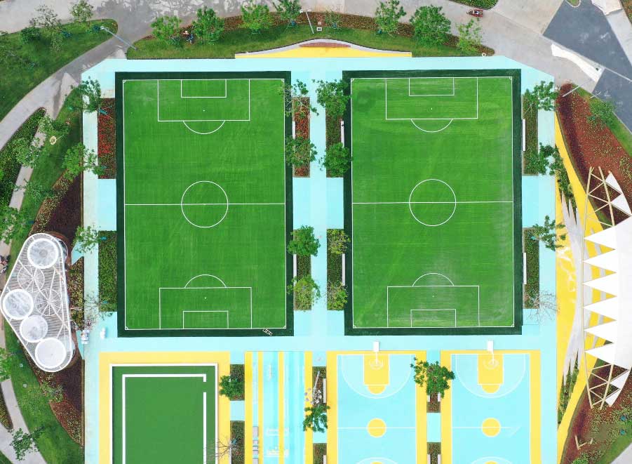 West coast renovation project football fields