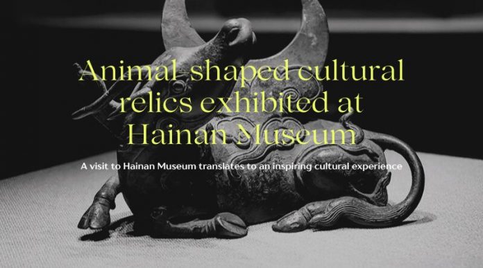 Animal shaped cultural relic exhibition in Hainan Museum