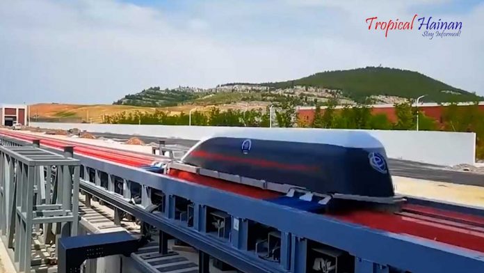 World's first electromagnetic sled facility operates at a maglev speed of over 1,000 km/h