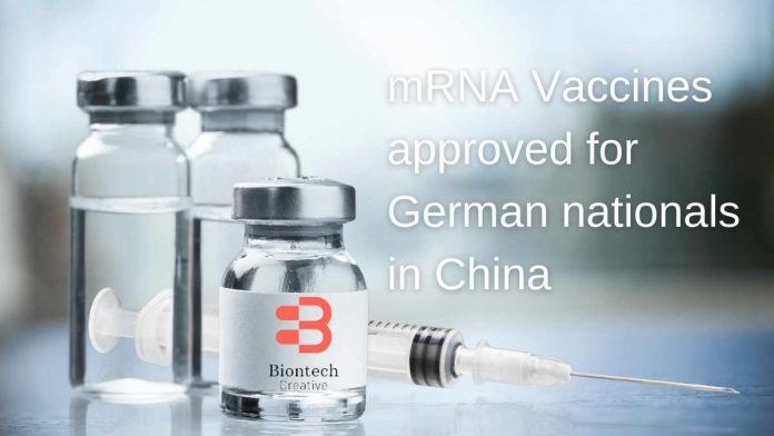 mRNA Vaccines approved for German nationals in China