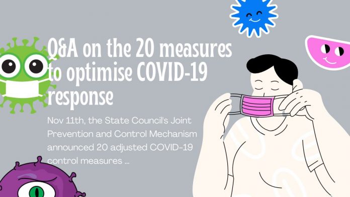 Q&A on the 20 measures to optimise COVID-19 response