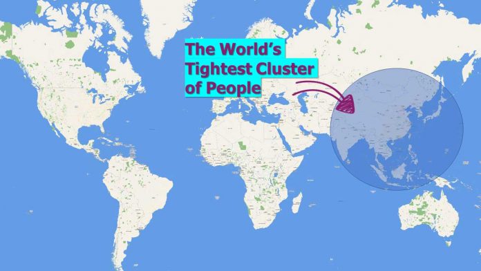 The Valeriepieris Circle: A Geographical Phenomenon that Contains Half of the World's Population