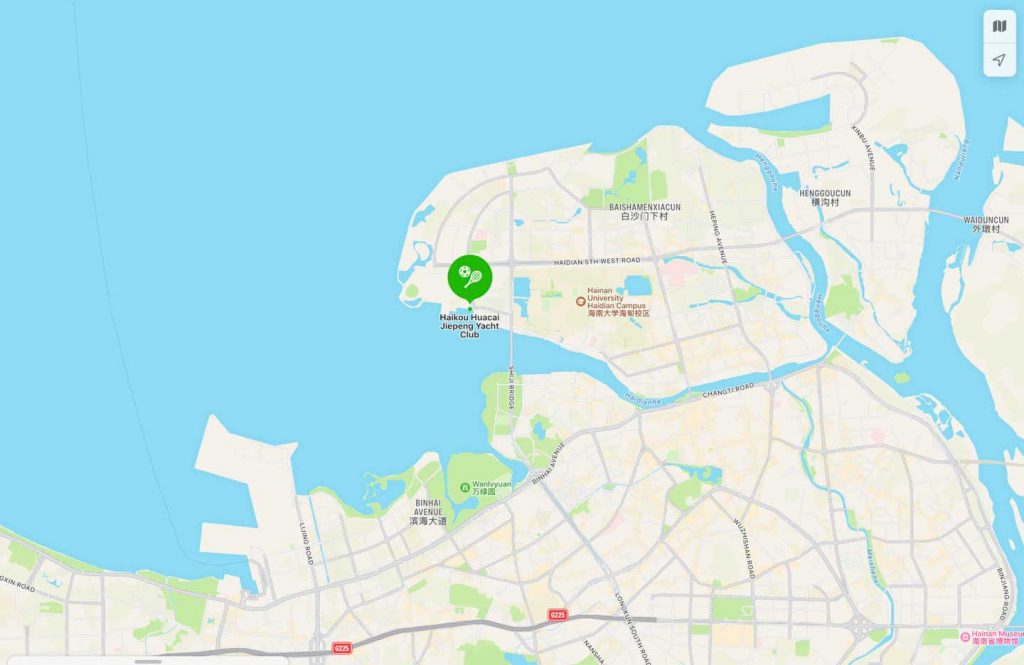 Huacai-Jiepeng-Yacht-Club-location