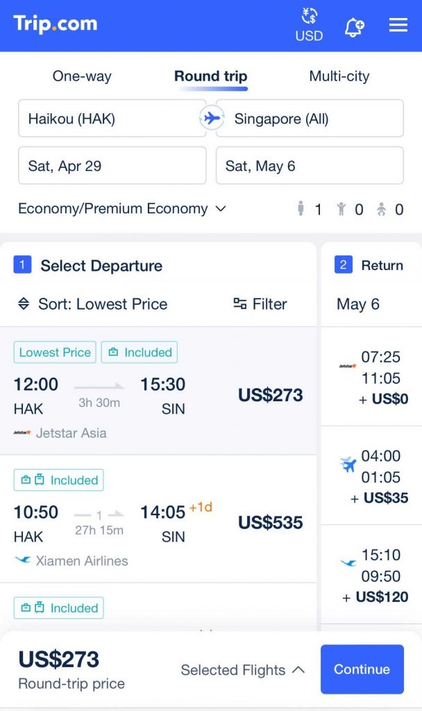 Jetstar Asia reinstates Haikou/ Singapore flights at significantly cheaper prices