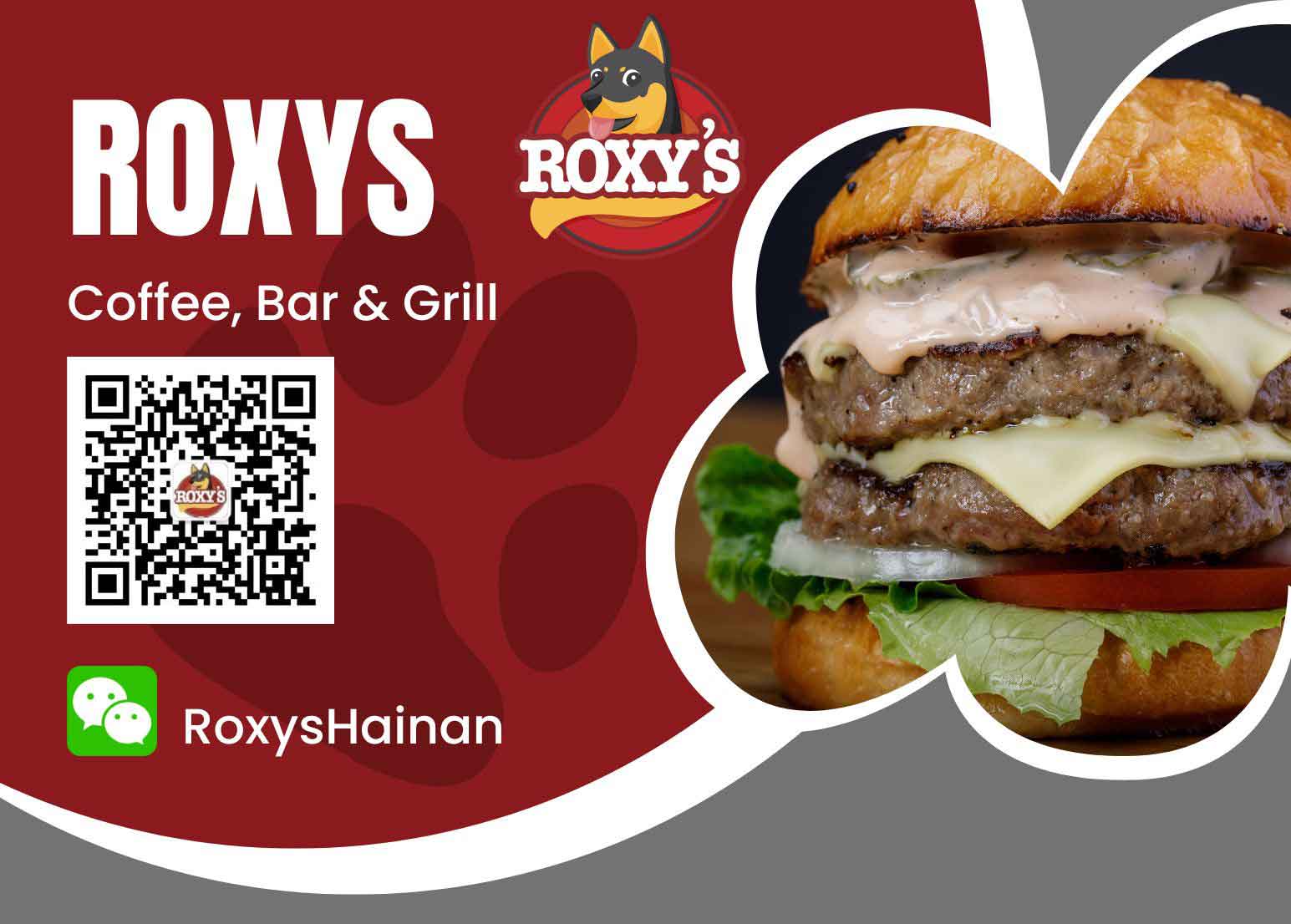 Weekly specials at Roxy's Coffee, Bar and Grill Haikou