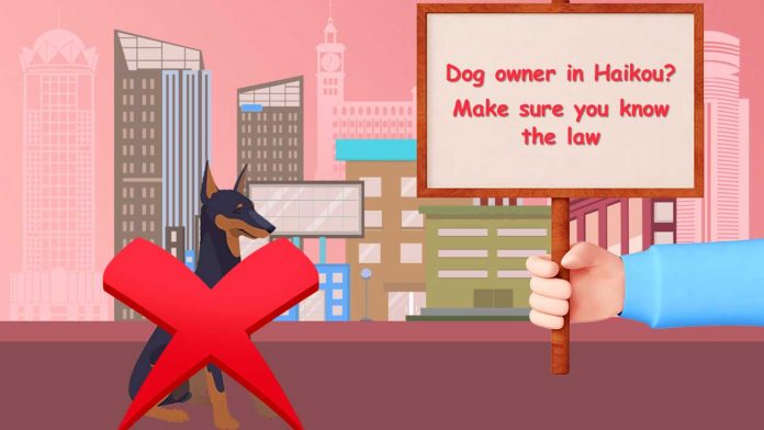 Dog management Laws in Haikou City (3)