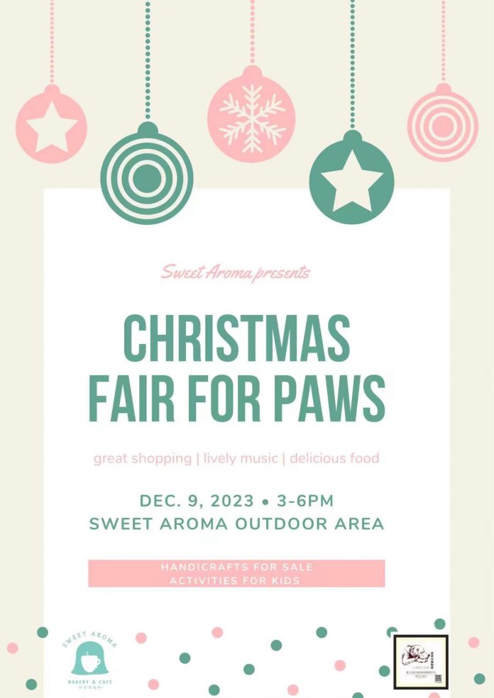 Christmas Fair for Paws at Sweet Aroma Coffee Shop