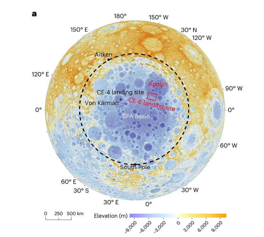 Chang'E 6 landing site