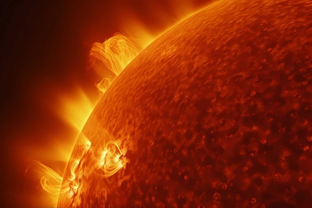 Hainan in Daylight Side of Solar Flare Eruptions