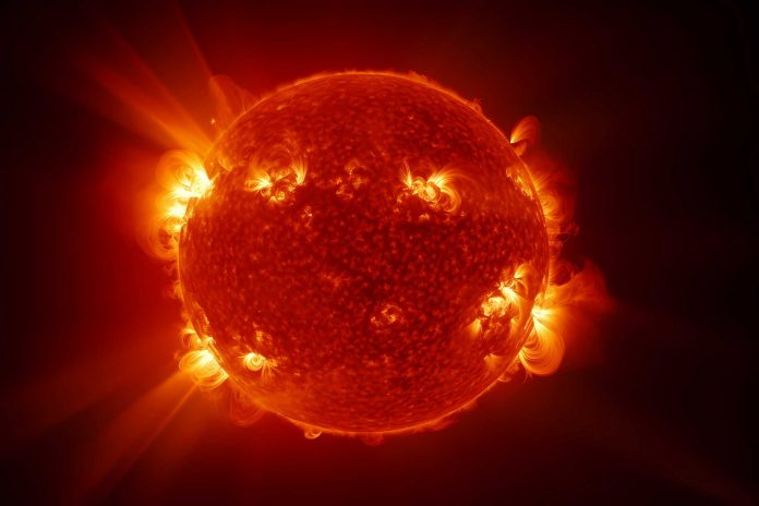 Hainan in Daylight Side of Solar Flare Eruptions