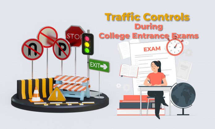 Temporary Traffic Control Measures in Haikou During College Entrance Exams