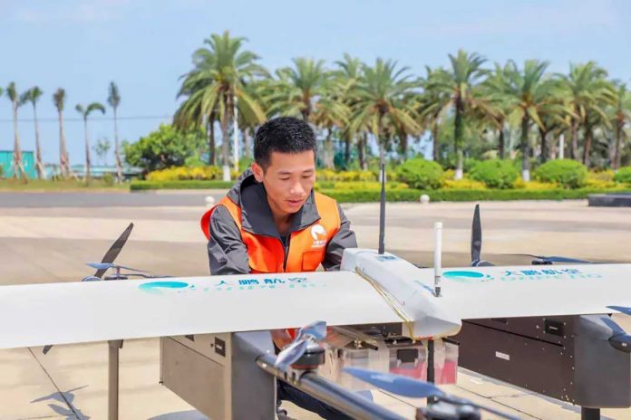 Hainan Trials intra-city + provincial, air-to-air Drone Logistics System Linking Mainland