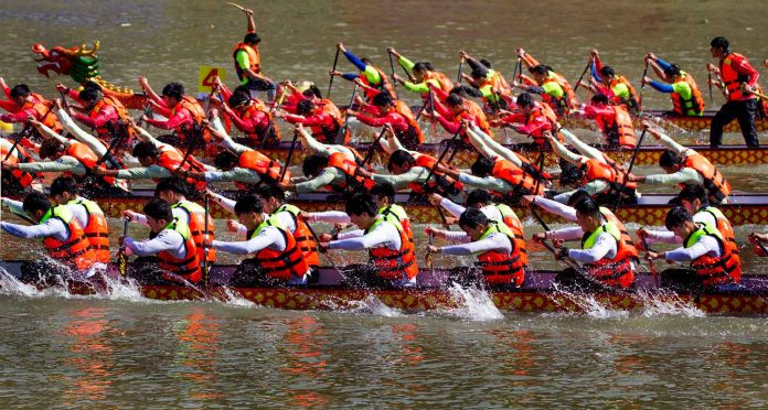 40 teams to compete in the Haikou Dragon Boat Race