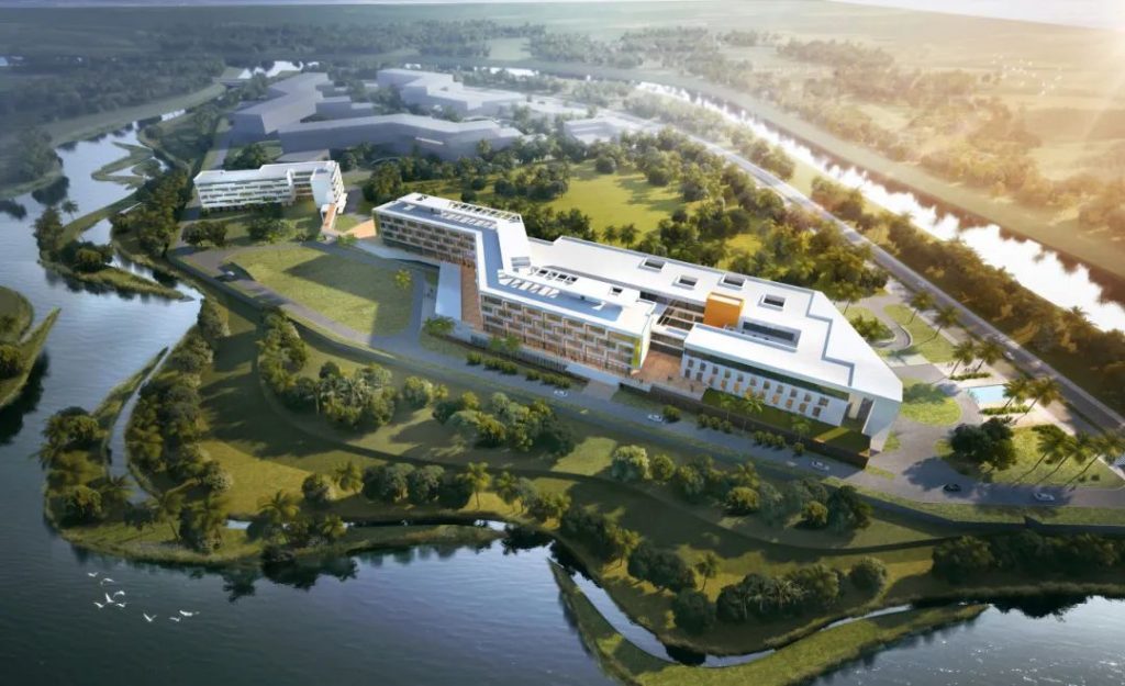 Renderings of Lecheng West China Hospital