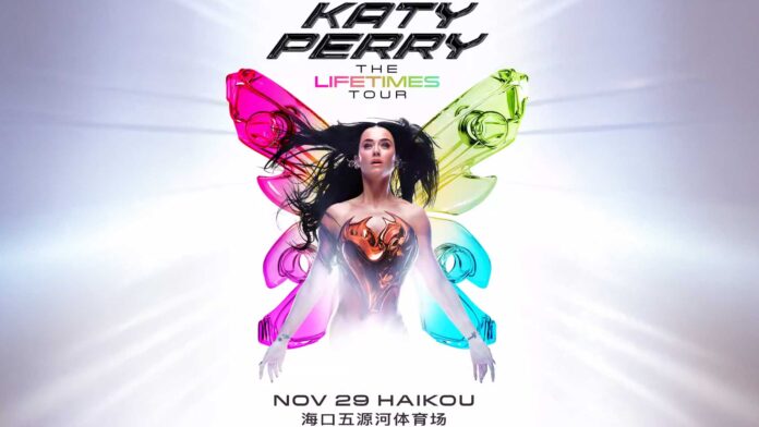 Katy Perry to Close China Leg of The Lifetimes Tour in Haikou