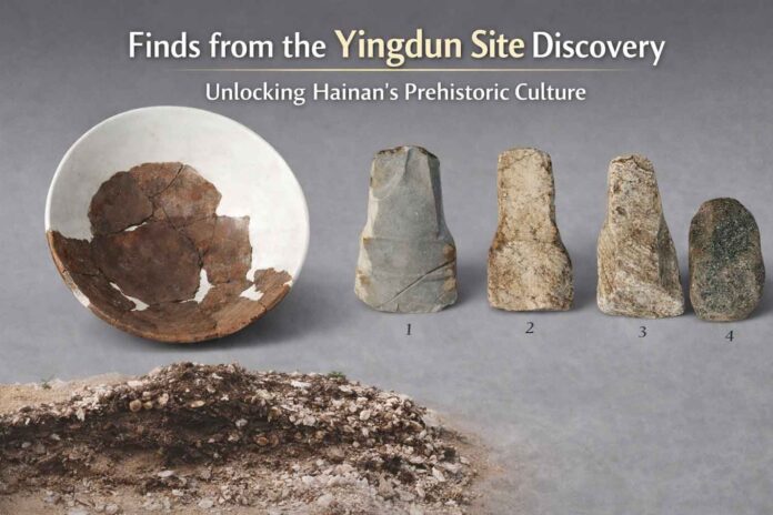 The Yingdun archaeological site in Hainan’s Haitang District