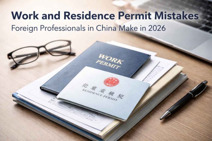 Work and Residence Permit Mistakes Foreign Professionals in China Make in 2026