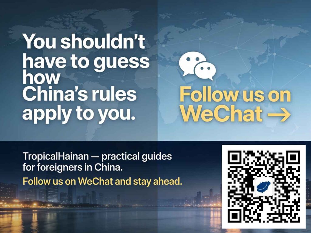 Follow TropicalHainan on WeChat