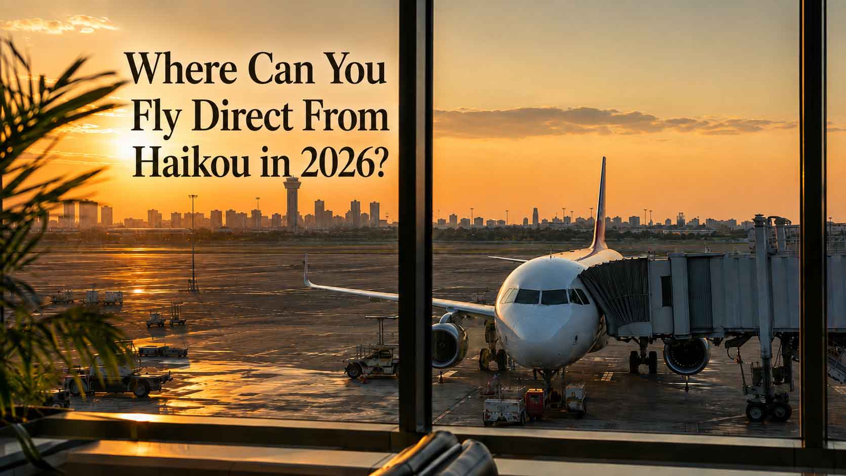 Where Can You Fly Direct From Haikou in 2026? - TropicalHainan.com