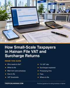 How Small Scale Taxpayers in Hainan File VAT and Surcharge Returns How Small Scale Taxpayers in Hainan File VAT and Surcharge Returns